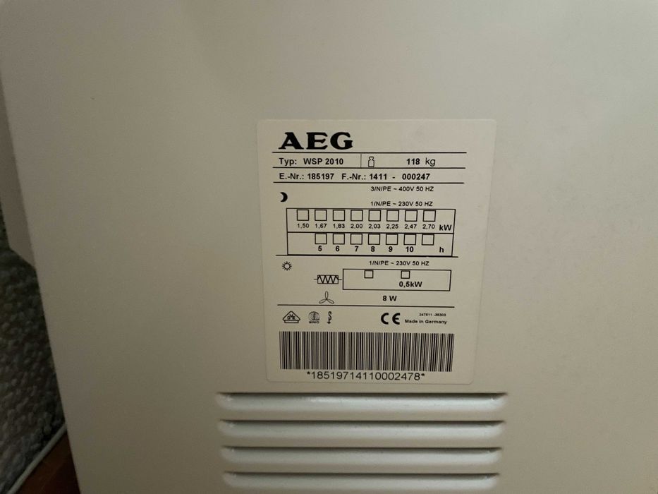Grzejnik AEG Piec akumulacyjny elektryczny