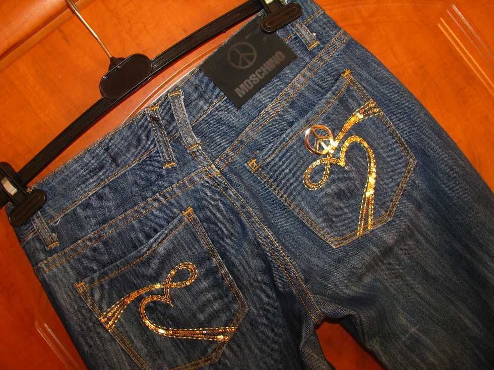 spodnie jeansy Moschino 36