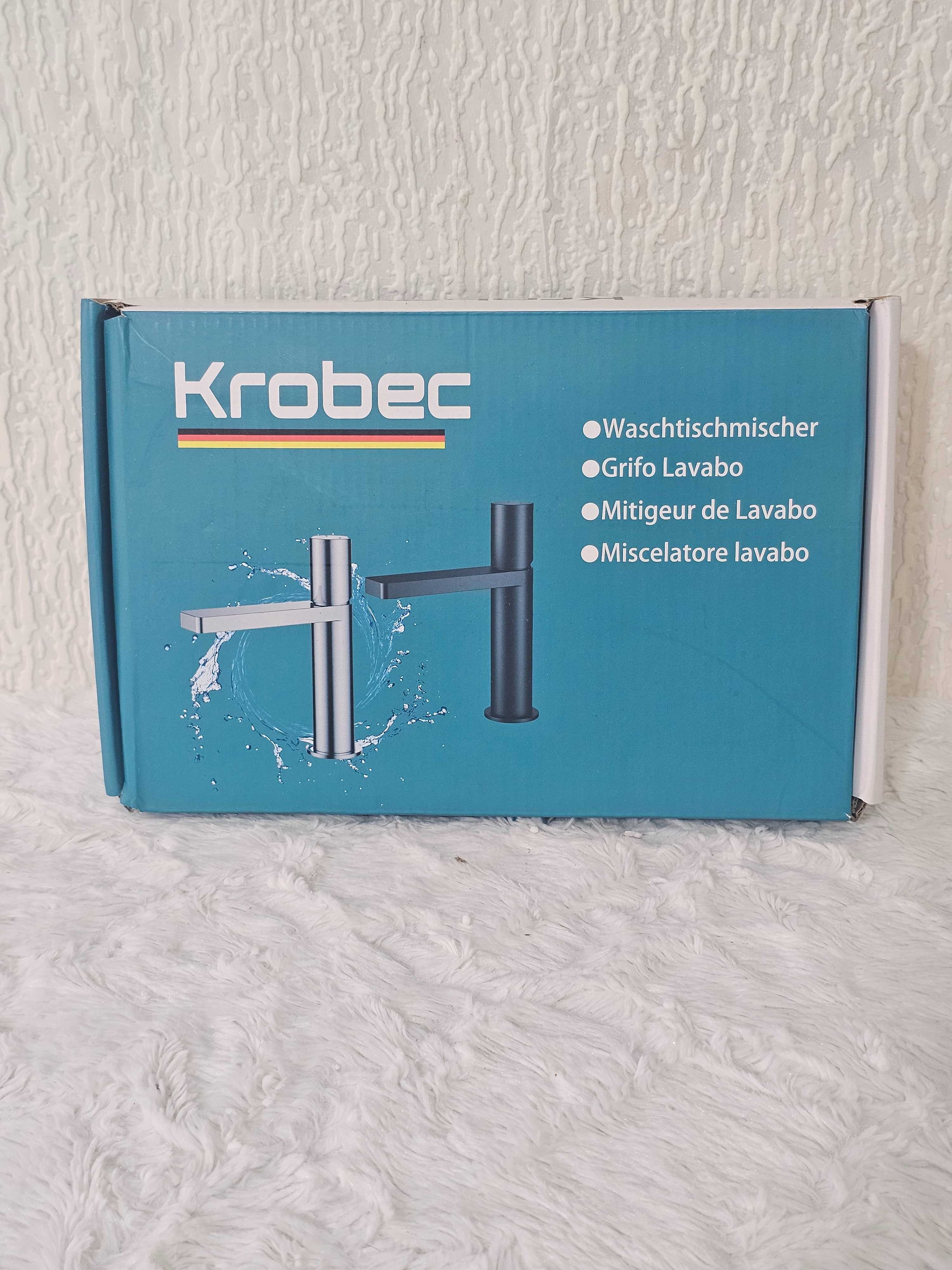 Torneira Misturadora Krobec em Latão Cromado