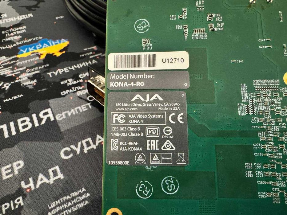 AJA Kona 4 працює з vMix (ввід-вивід 1080 50/60р) Blackmagic Dou 2