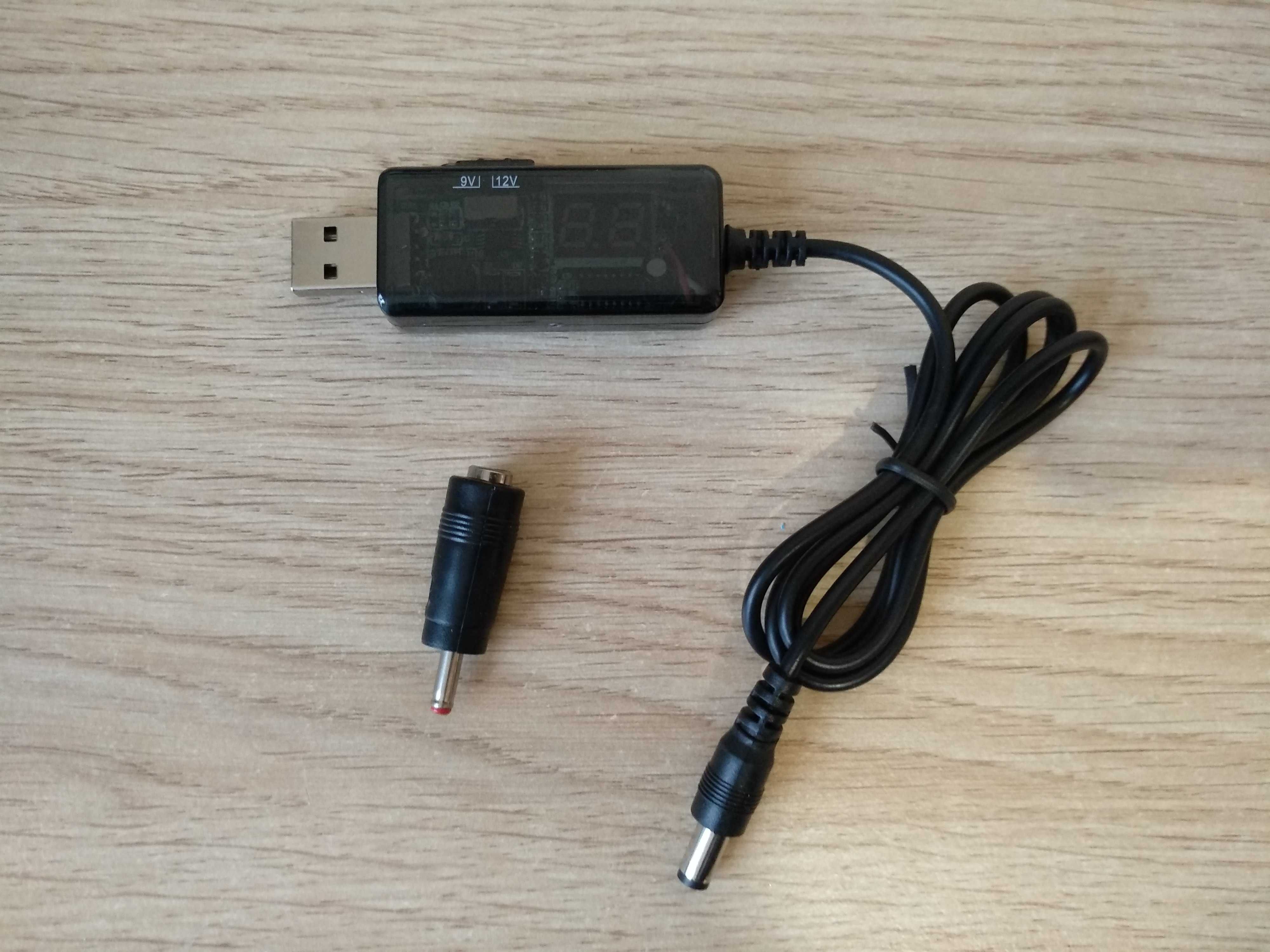 USB кабель для роутера WiFi с переключателем на 9 В и 12 В
