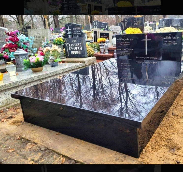 Tani nagrobek Kompozyt podwójny 3599 zł z montażem Cały Kraj-Promocja