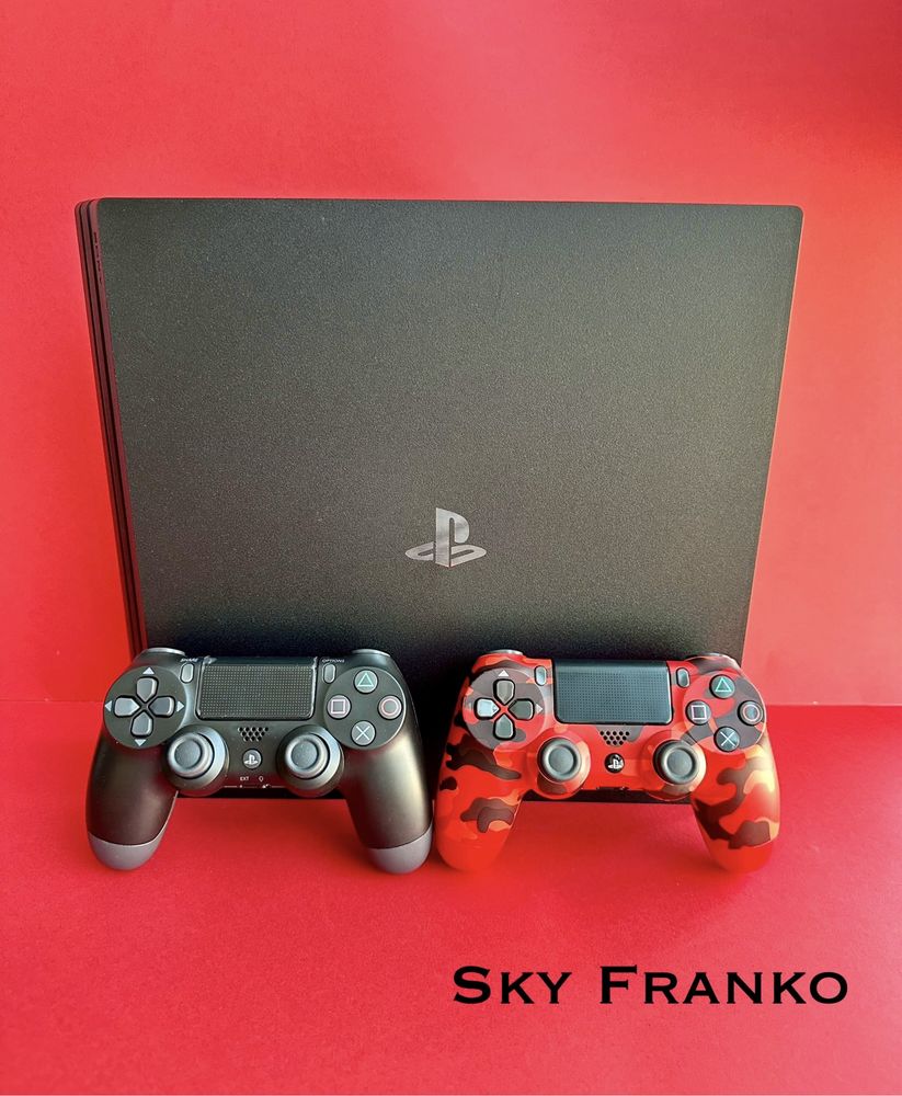 Playstation 4 pro + Dualshock (магазин гарантія)