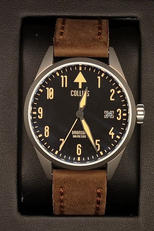 Zegarek Collins Bronson Pilot Mikrobrand