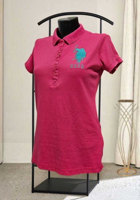 футболка яркая поло U.S. Polo Assn размер S/М