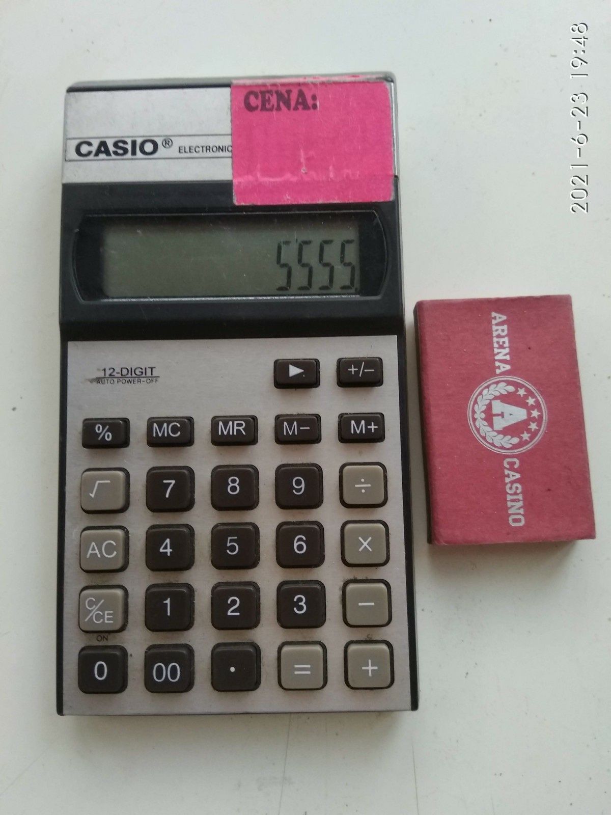Калькулятор Casio удобные кнопки