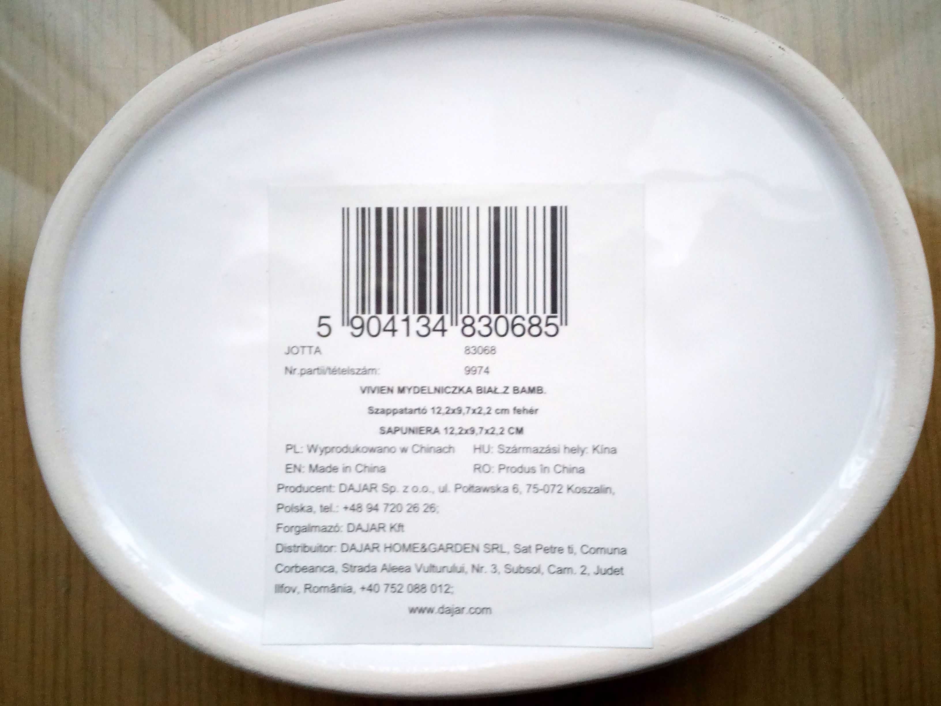 Ceramiczny zestaw łazienkowy - NOWY