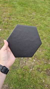 Płytki hexagon heksagon czarny mat