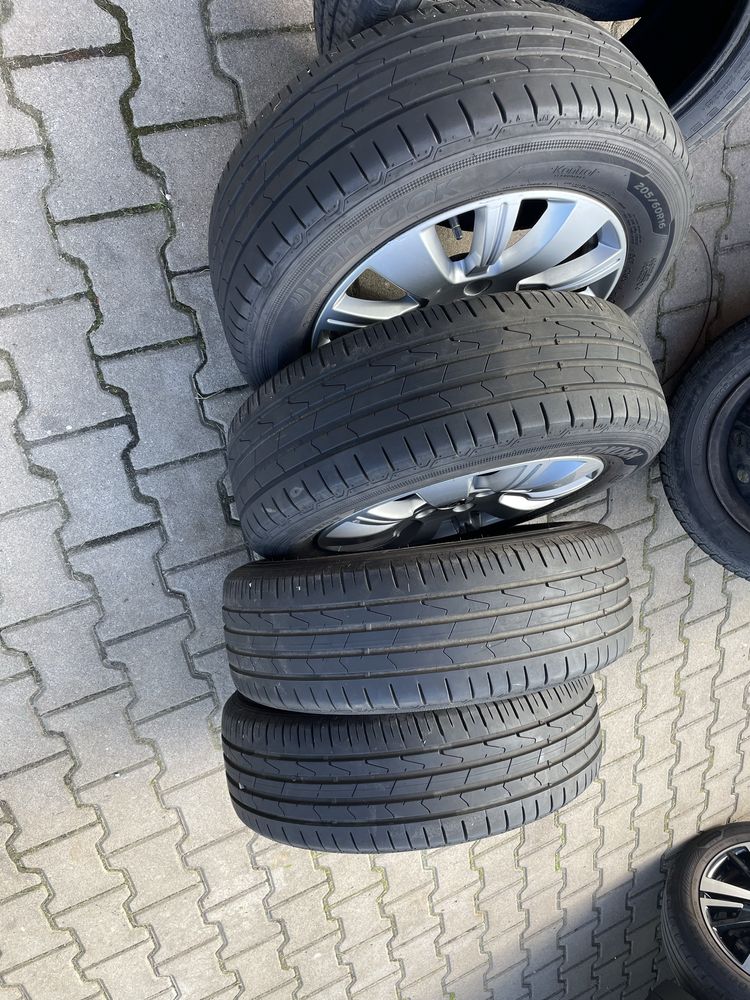 Kola felgi renaut captur 16 calu 4x100 opony 205/60/16 hankook