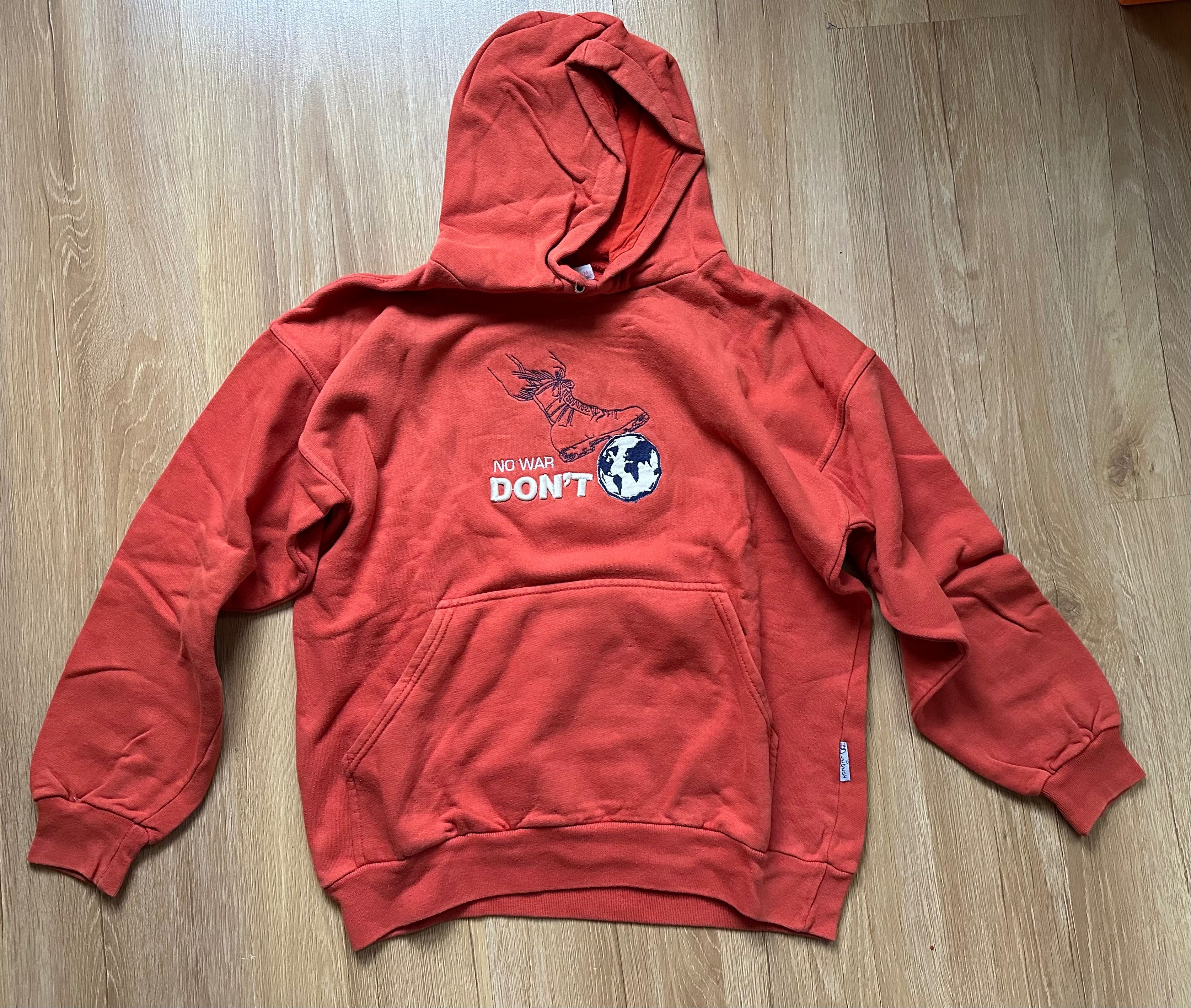 Pomarańczowa bluza Sitotex 164/M szeroka / Vintage