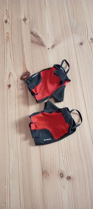 Rękawiczki rowerowe btwin Decathlon dla dziecka 4-7 lat