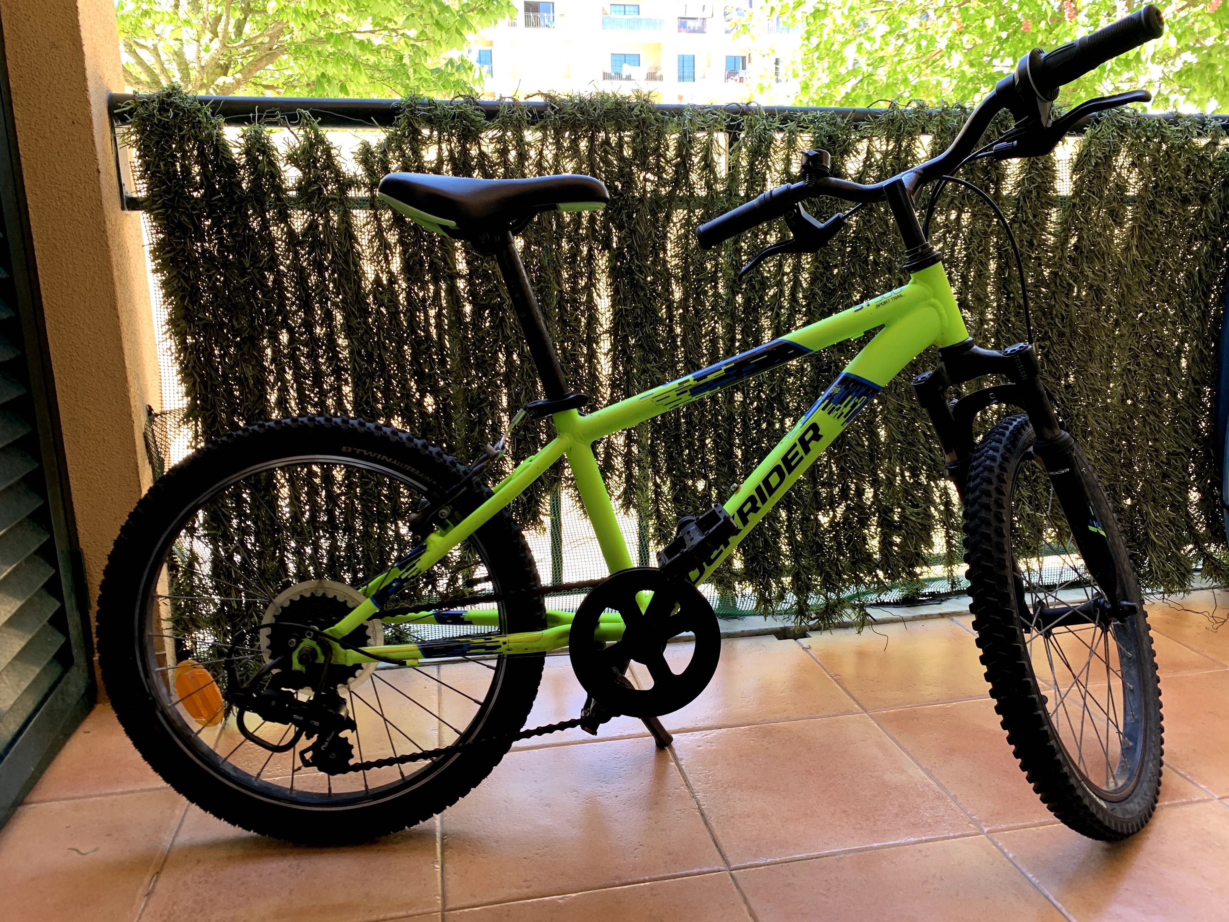 Bicicleta criança ROCKRIDER Roda 20