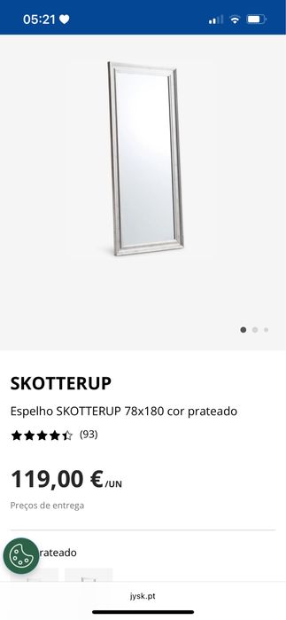 Vendo espelho como novo 78x1.80