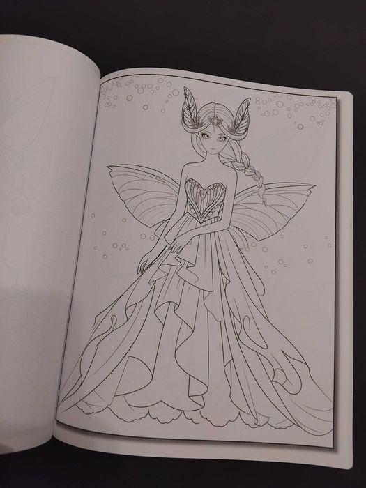 Livro de colorir "Fairies Coloring Book for Adults"
