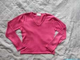 Sweter miękki w serek różowy BHS petite