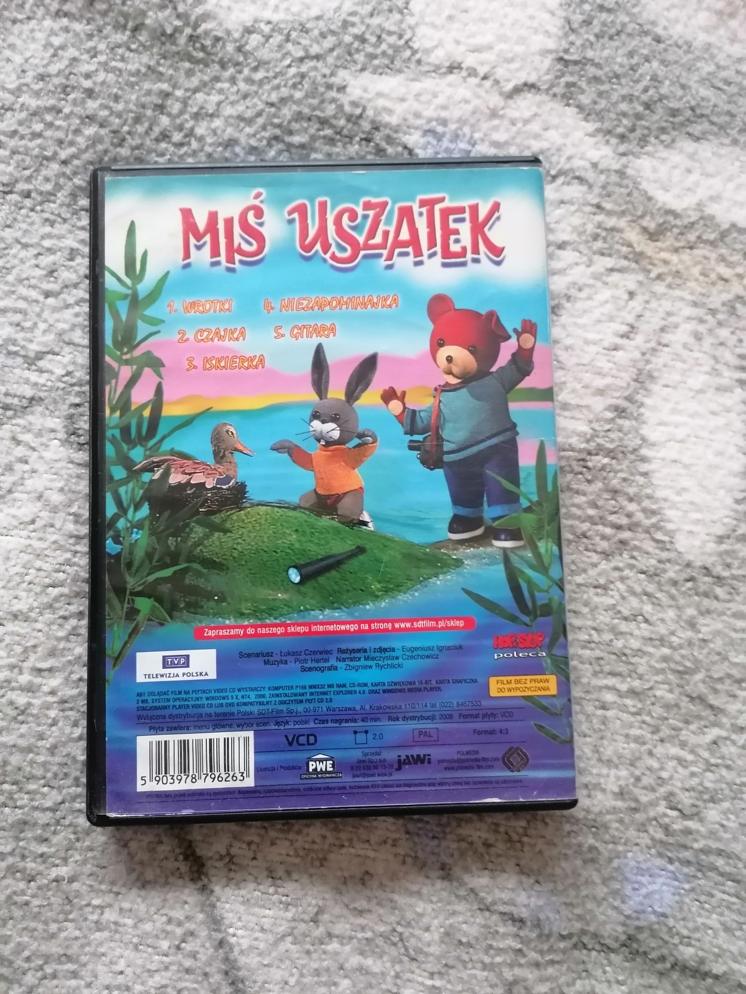 Miś uszatek bajka VCD