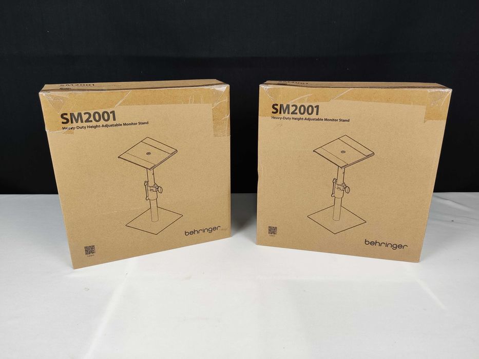 2× Behringer SM2001 Suportes monitor NOVOS