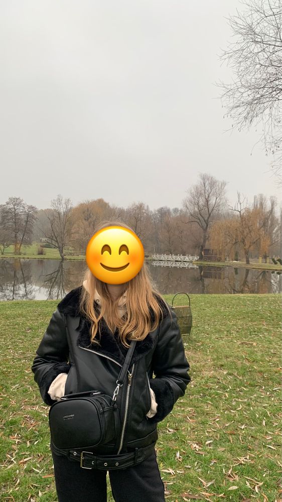 Продам женскую дубленку, размер С-М