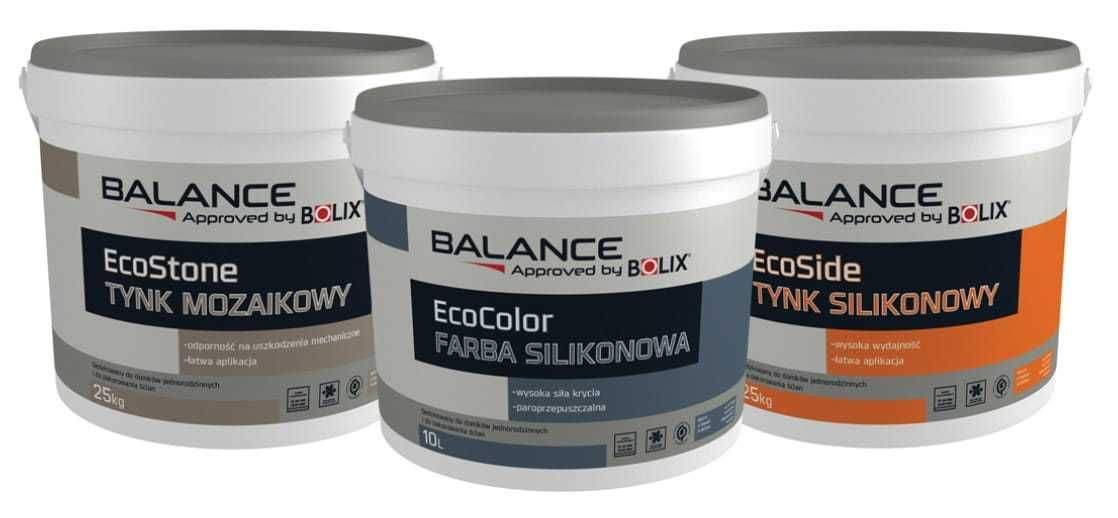 Tynk silikonowy Bolix Balance Ecoside 25 kg biały!