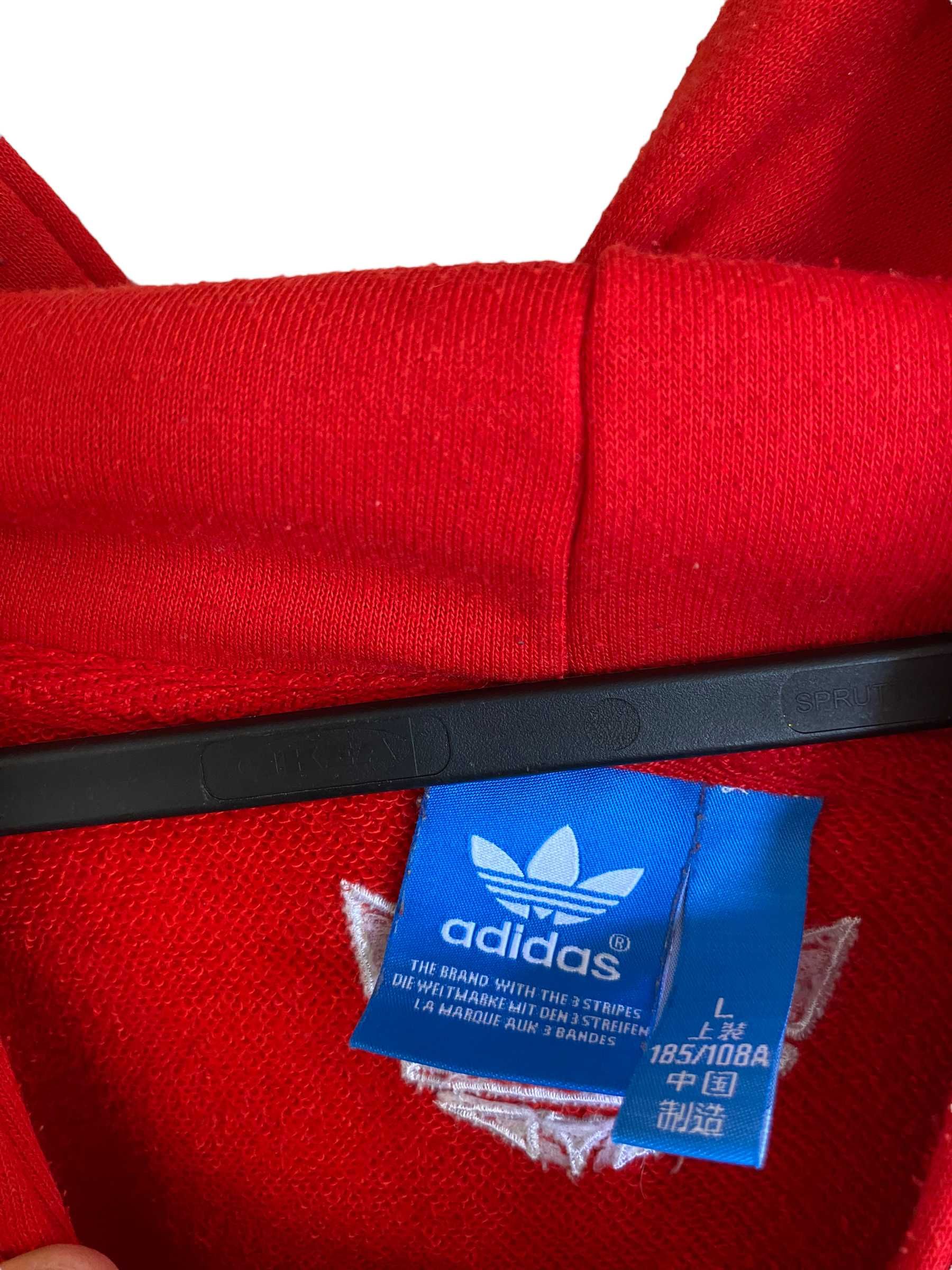 Adidas Originals hoodie z lampasami, rozmiar L, stan bardzo dobry