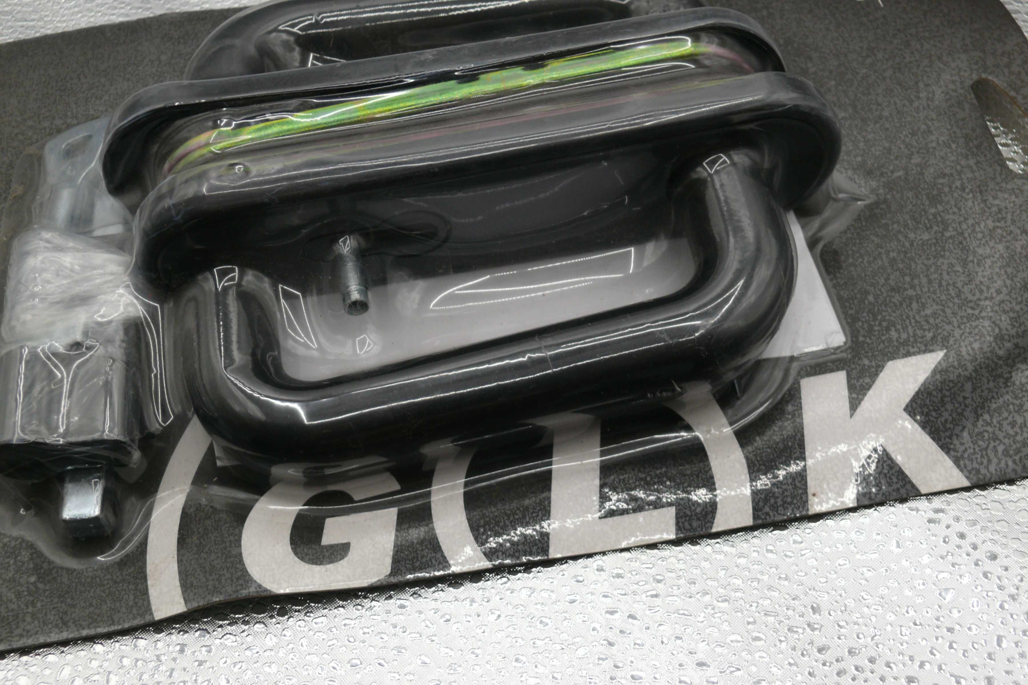 Par de puxadores de porta corta fogo – Preto