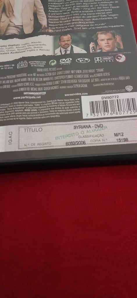 Dvd Syriana, original