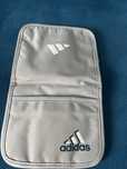 Portfel Adidas szary, na banknoty i bilon
