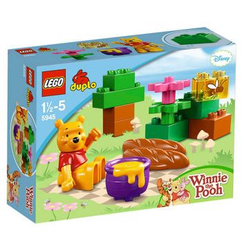 Prawie 200 Lego Duplo duży zestaw: Pudło 10913 + Miki + Kubus Puchatek