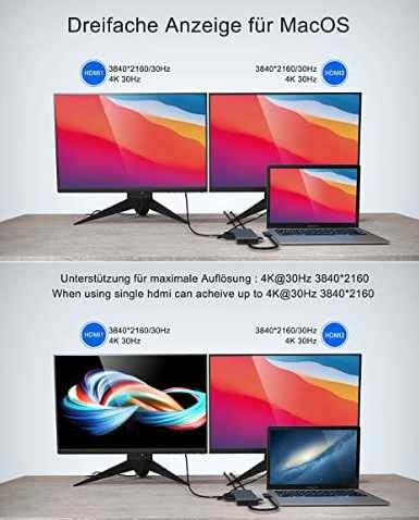 Док-станція USB C для MacBook Pro