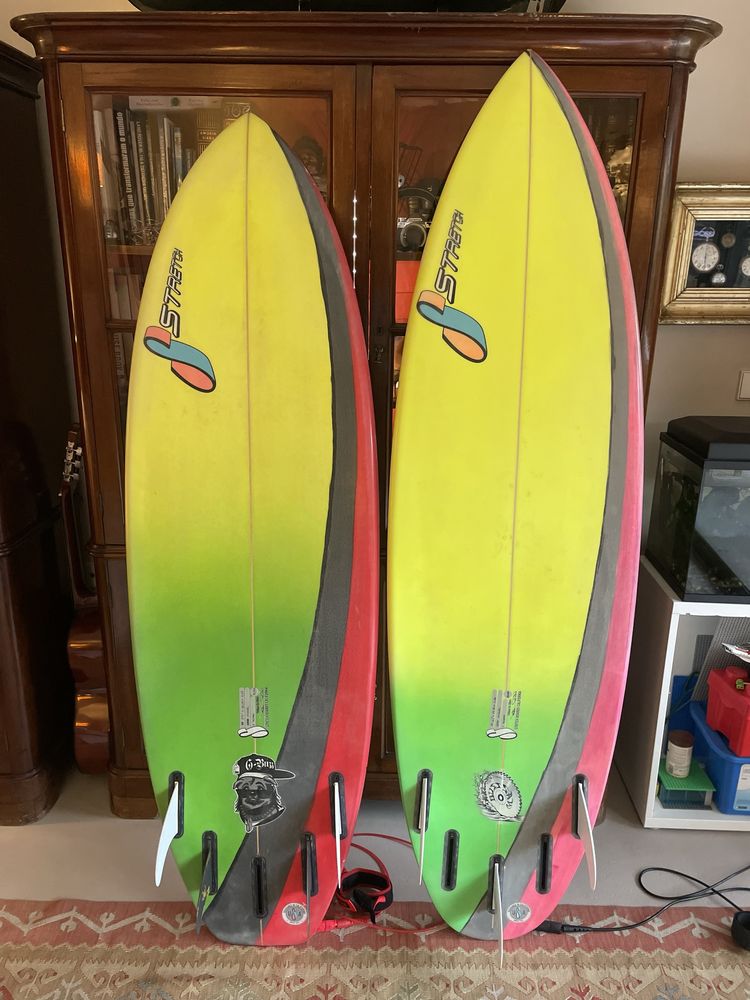 Pranchas Stretch. Quiver completo. 6’1 e 5’9