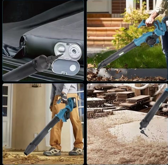 Super Soprador de folhas com 2 baterias Promoção