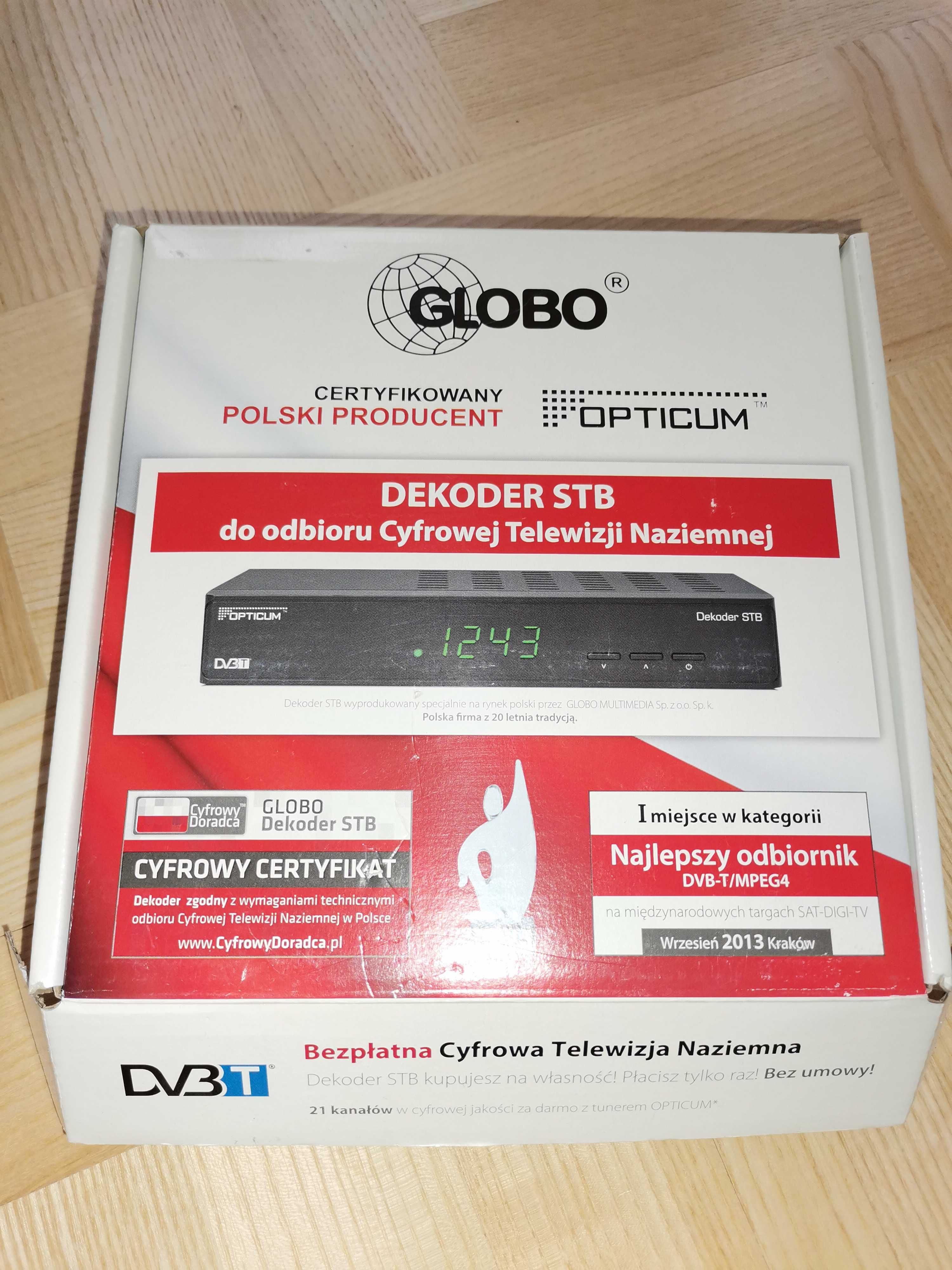 Decoder STB do odbioru cyfrowej telewizji naziemnej