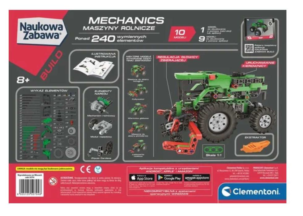 Clementoni Laboratorium Mechaniki Maszyny Rolnicze