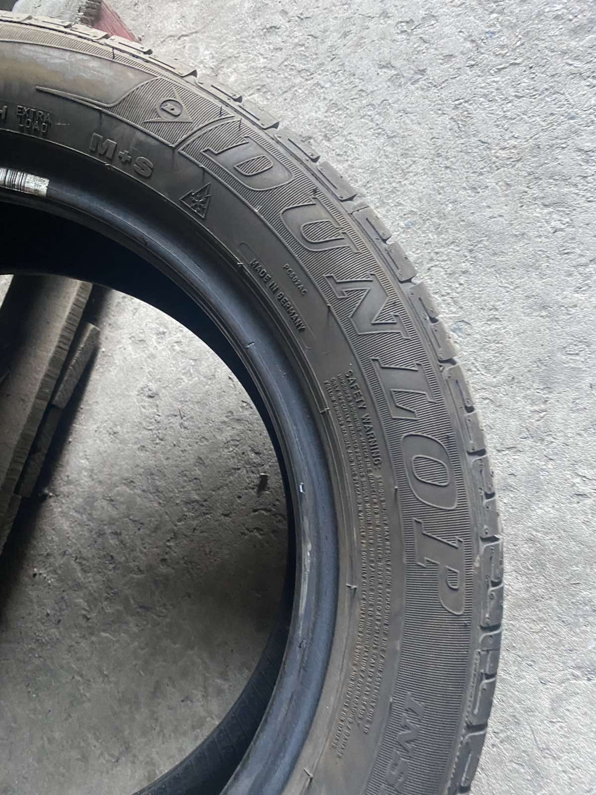 185.60.15 Dunlop 4шт лето БУ склад шины резина из Европы 60 R15