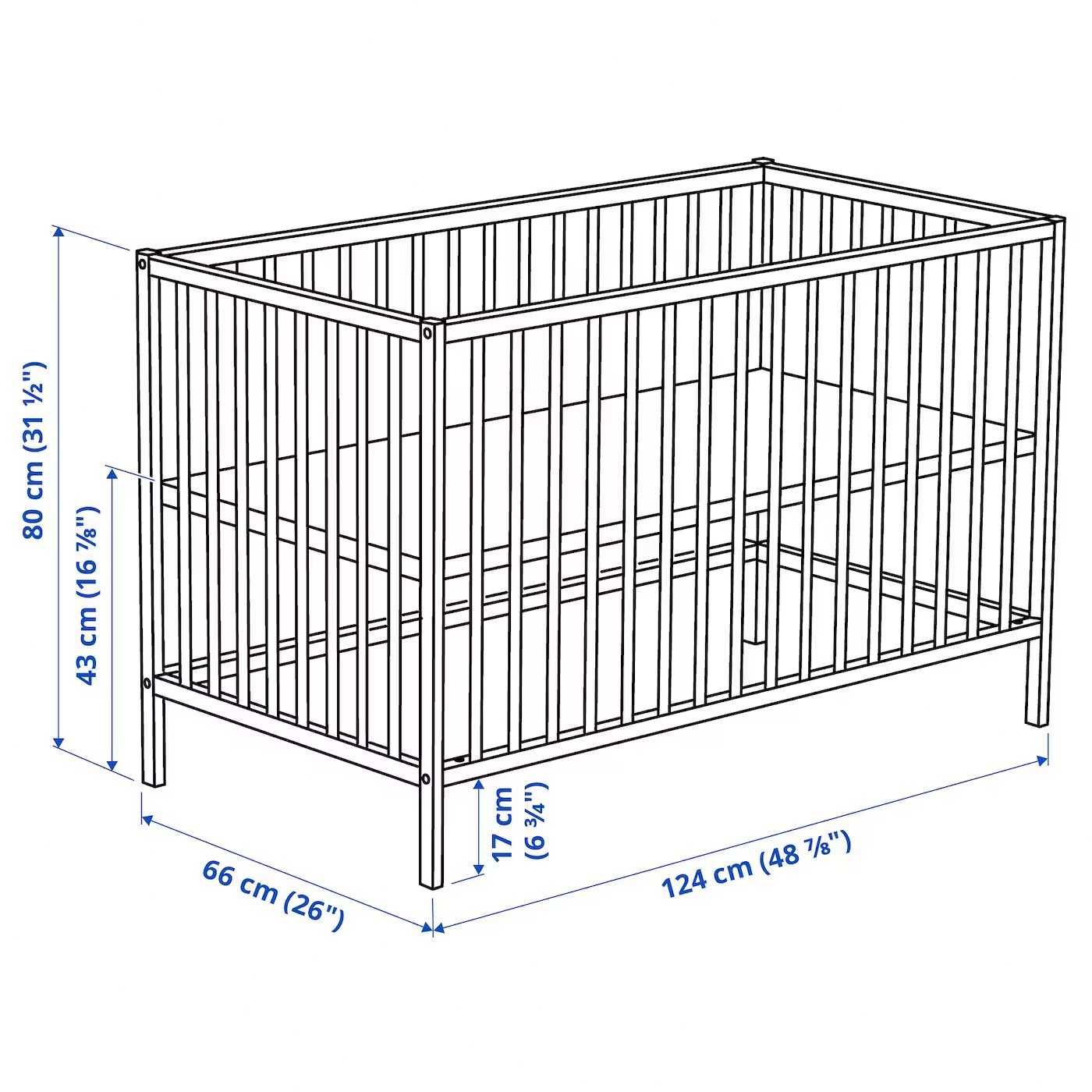 Łóżko dziecięce, buk, IKEA SNIGLAR
