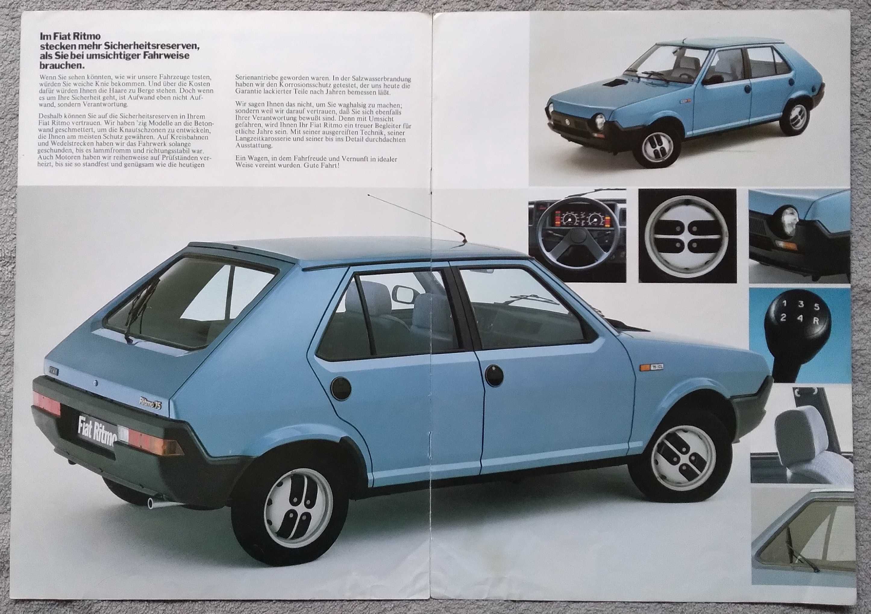 Prospekt Fiat Ritmo rok 1981