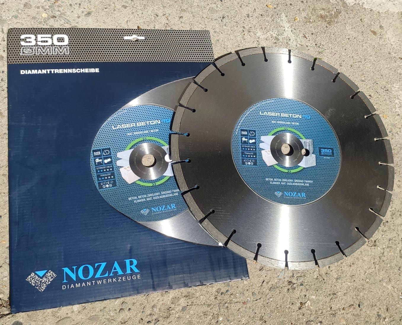 Tarcza diamentowa 350mm do cięcia betonu STIHL NOZAR