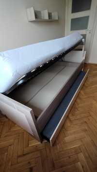 VOX kanapa łóżko z podnoszonym stelażem i łóżkiem dolnym+dwa materace