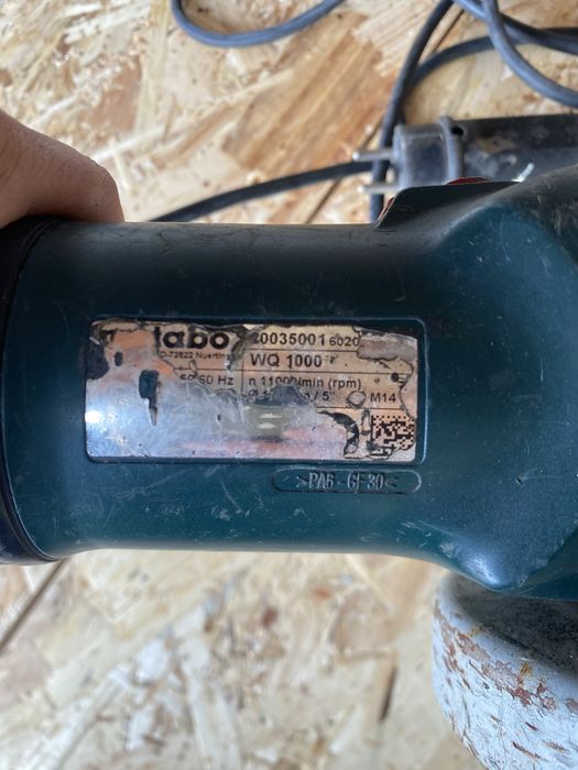 Rebarbadora Metabo, diametro de disco 125