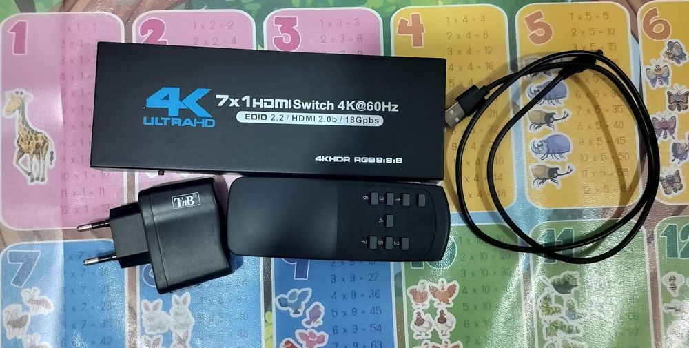 Switch HDMI 7 portas