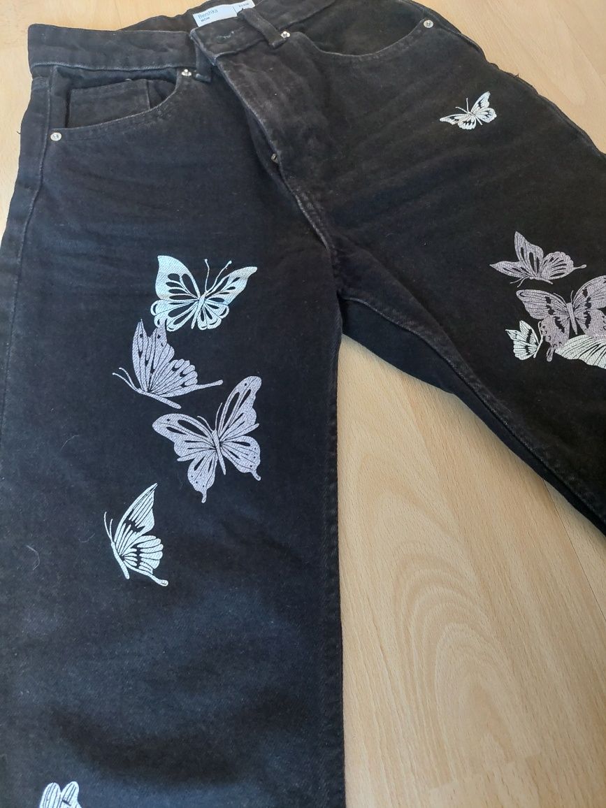 Spodnie jeansy Bershka 32