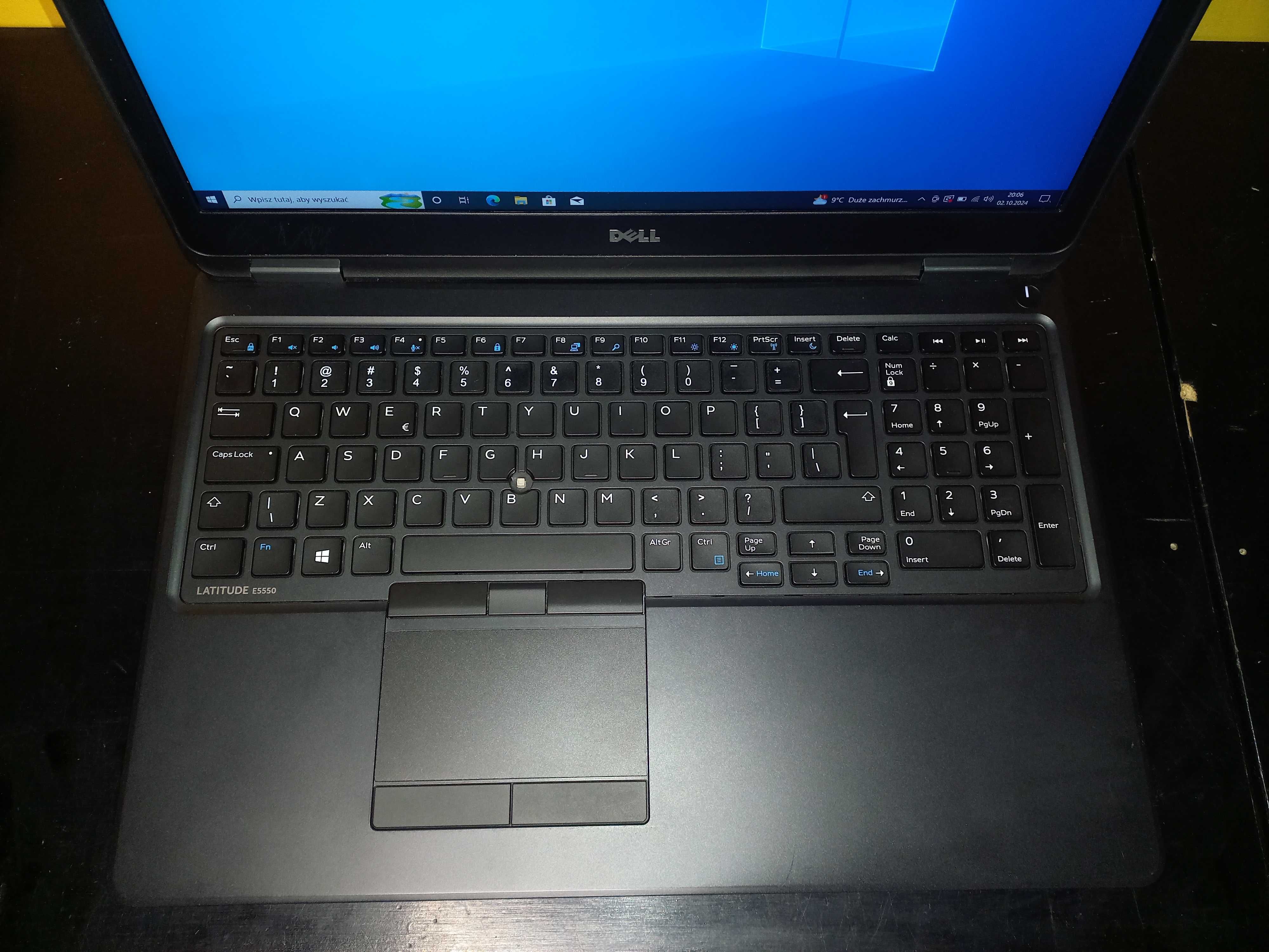 Laptop Dell E5550 15,6" Intel i5, 8GB RAM, 128 GB SSD