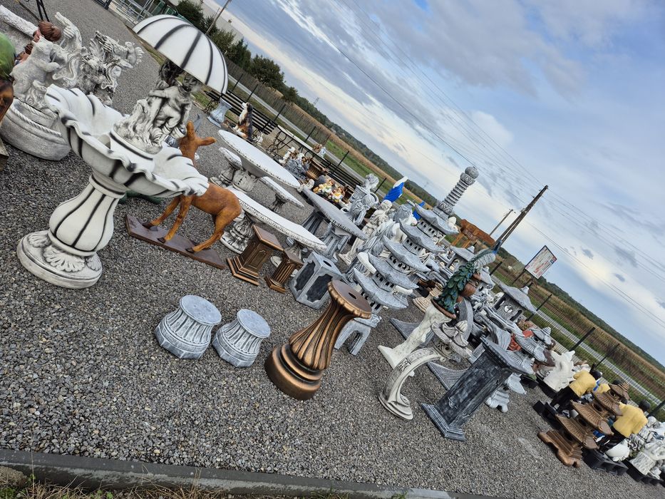 Figury betonowe anioły/zwierzęta/fontanny