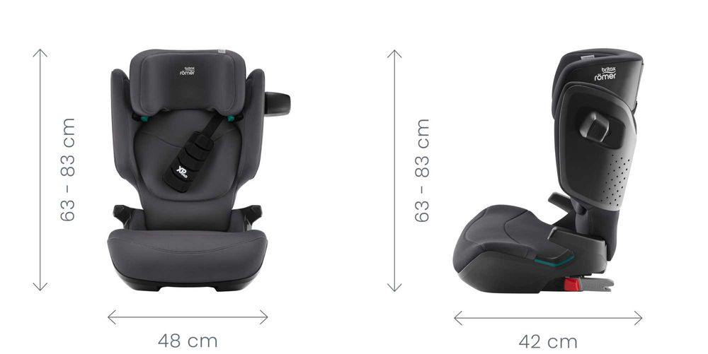 BRITAX RÖMER KIDFIX PRO fotelik dla dzieci 100-150 cm | Warm Caramel