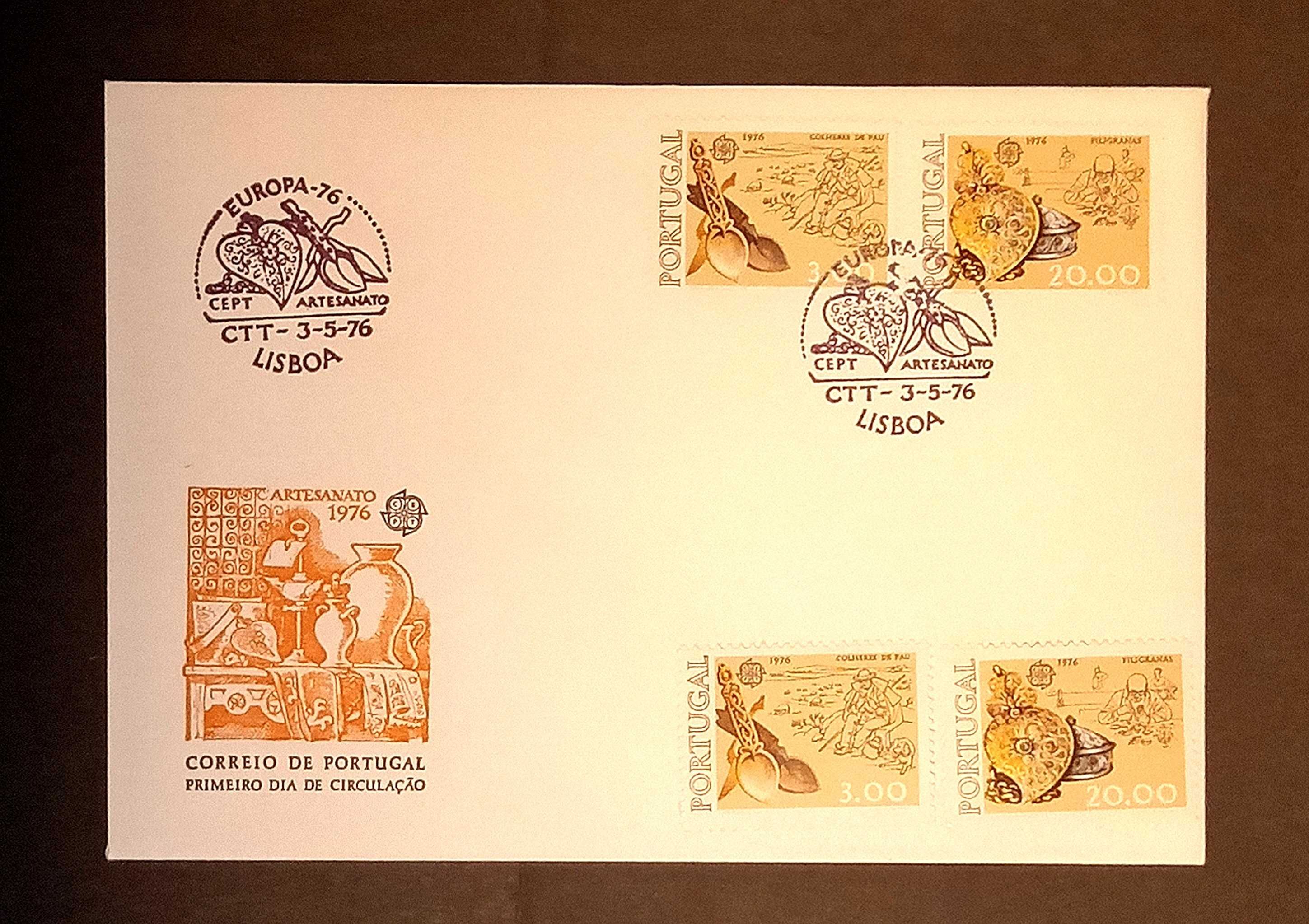 Selos de 1976 + FDC