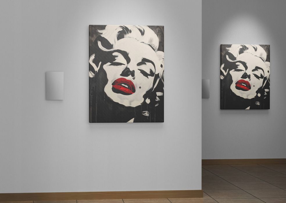 Obraz na płótnie Marilyn Monroe obraz na ścinę do pokoju salonu 75x100