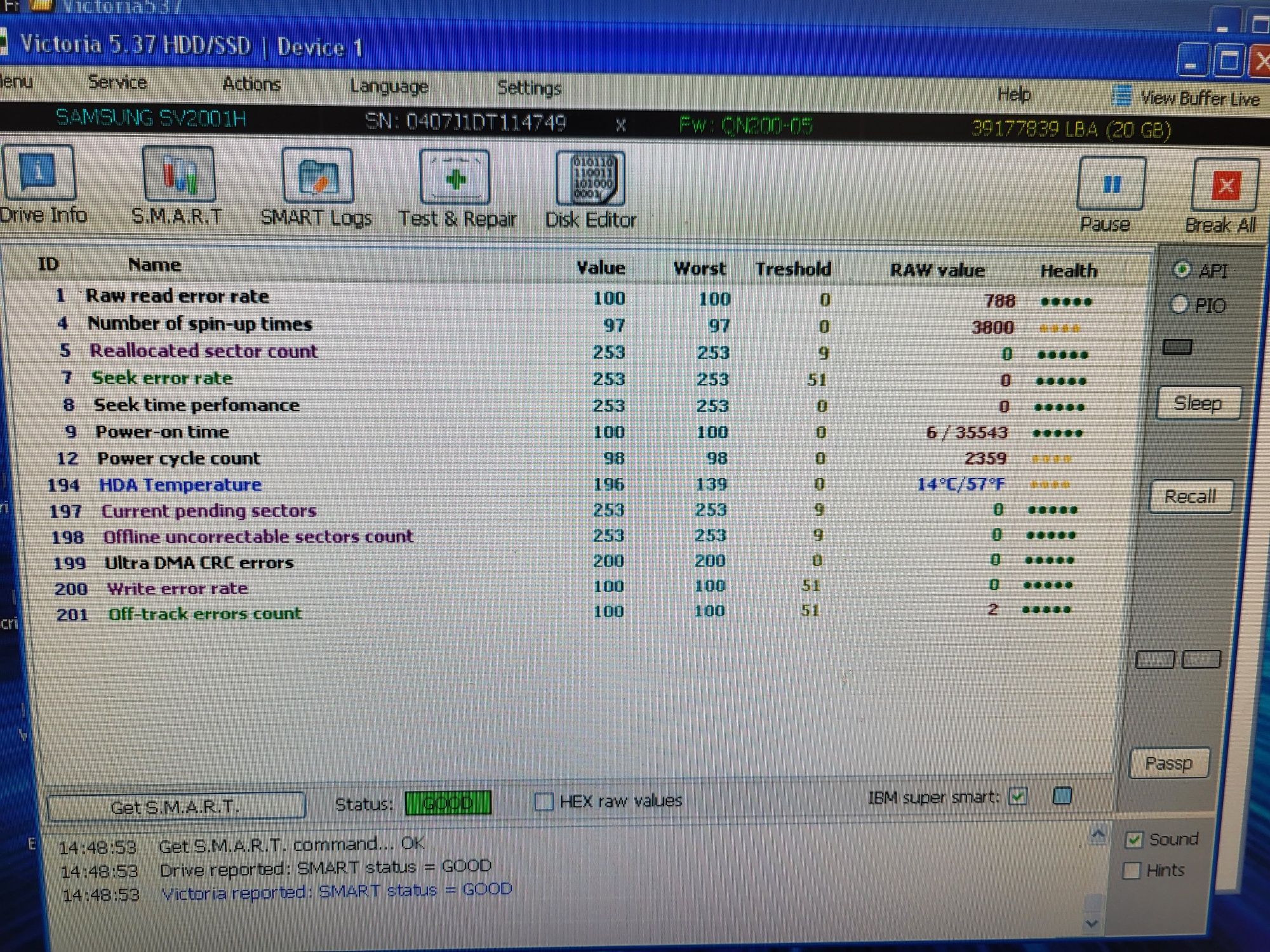 Dysk Samsung 20 GB