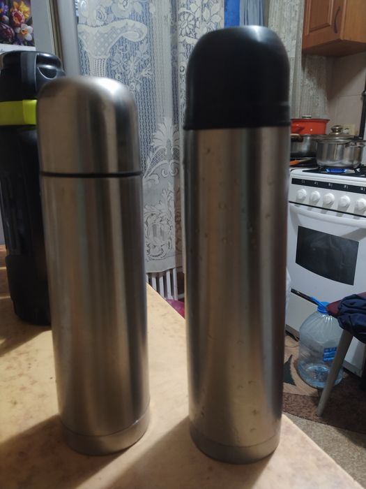 Термос 1,0 л , 0,75л нержавеющая