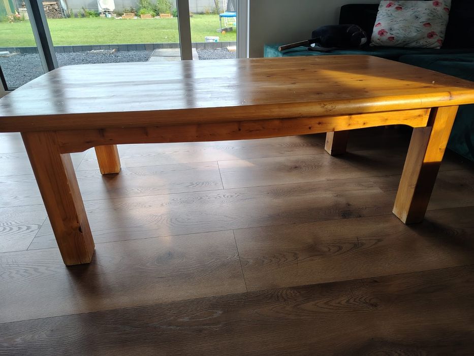 Drewniany stolik kawowy 140x80x50