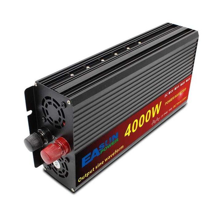 Inversor 12V * 220V 4000W * DC/AC * NOVO * ONDA PURA *